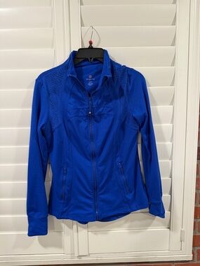 Tangerine women’s Royal Blue Zip-Up Jacket